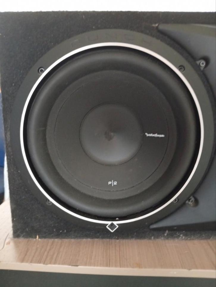 rockford fosgate dual p2 subwoofer, Auto diversen, Autospeakers, Zo goed als nieuw, Ophalen
