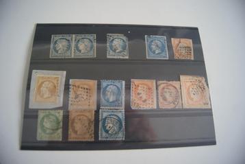 postzegels Frankrijk Ceres en Napoleon beschikbaar voor biedingen