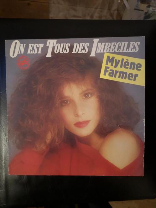 Collector  Maxi Mylene Farmer ON EST TOUS DES IMBECILES, Collections, Musique, Artistes & Célébrités, Utilisé, Enlèvement ou Envoi