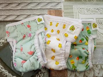 Lot de 3 Couches réutilisables pour petit animaux -Taille XS beschikbaar voor biedingen