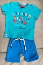 T-shirt Catimini, short Week-end à la mer…. 86 cm/2 ans, Ophalen, Gebruikt