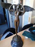 Bronzen engel 45 hoog, Antiek en Kunst, Antiek | Brons en Koper, Ophalen of Verzenden
