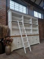 Bibliothèque/meuble de bibliothèque en bois massif LIVRAISON, Avec tablette(s), 25 à 50 cm, 200 cm ou plus, Comme neuf