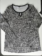 Upgrade maat 46 lang zwart/wit t-shirt lange mouwen, Kleding | Dames, Ophalen of Verzenden, Zo goed als nieuw, Maat 46/48 (XL) of groter