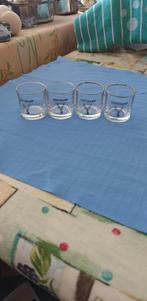 geneverglazen Hertekamp 4 stuks nieuw, Verzamelen, Glas en Drinkglazen, Ophalen of Verzenden, Nieuw, Borrel- of Shotglas