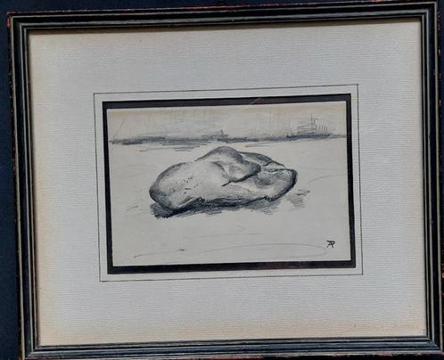 Anton Pieck - originele tekening, Antiek en Kunst, Kunst | Etsen en Gravures, Ophalen of Verzenden