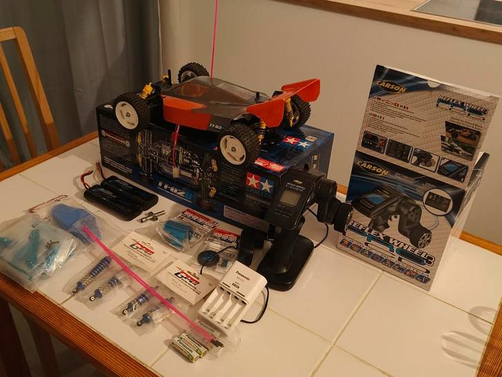 voiture RC Tamiya 1/10 châssis tt02b, Hobby en Vrije tijd, Modelbouw | Overige, Gebruikt, Ophalen