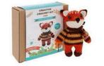 Creatieve knutselkit 12+ haken breien kind Vos Dier cadeau, Hobby en Vrije tijd, Breien en Haken, Ophalen of Verzenden, Nieuw