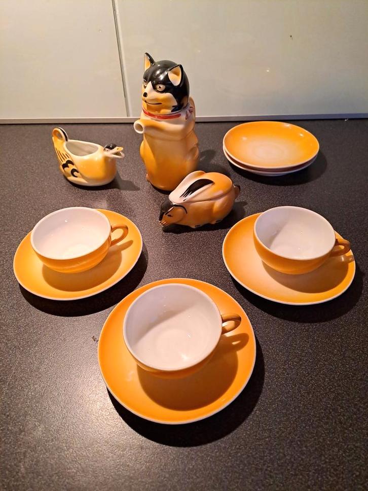 Dînette en porcelaine Mosa de Maastricht, Verzamelen, Porselein, Kristal en Bestek, Porselein, Ophalen of Verzenden