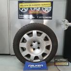 Winterbanden en stalen velgen Saab 9-3, Ophalen, Gebruikt, 16 inch, Banden en Velgen