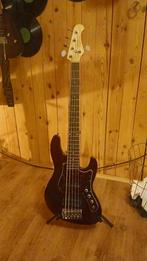 Basse fgn 5 corde, rouge, Musique & Instruments, Instruments à corde | Guitares | Basses, Enlèvement, Comme neuf, Électrique, 5 cordes