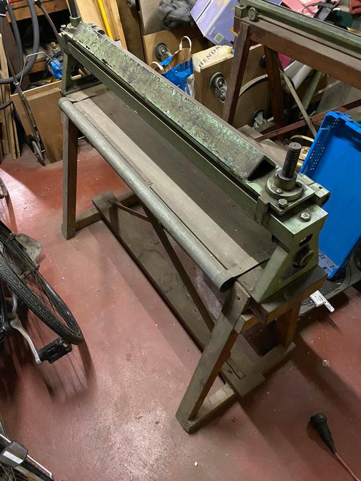 ZINK PLAAT BEWERKTOESTELLEN, Doe-het-zelf en Bouw, Werkbanken, Gebruikt, Ophalen