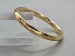 Gouden bewerkte slavenarmband dopsluiting. 2026/88, Ophalen of Verzenden, Zo goed als nieuw, Goud, Goud