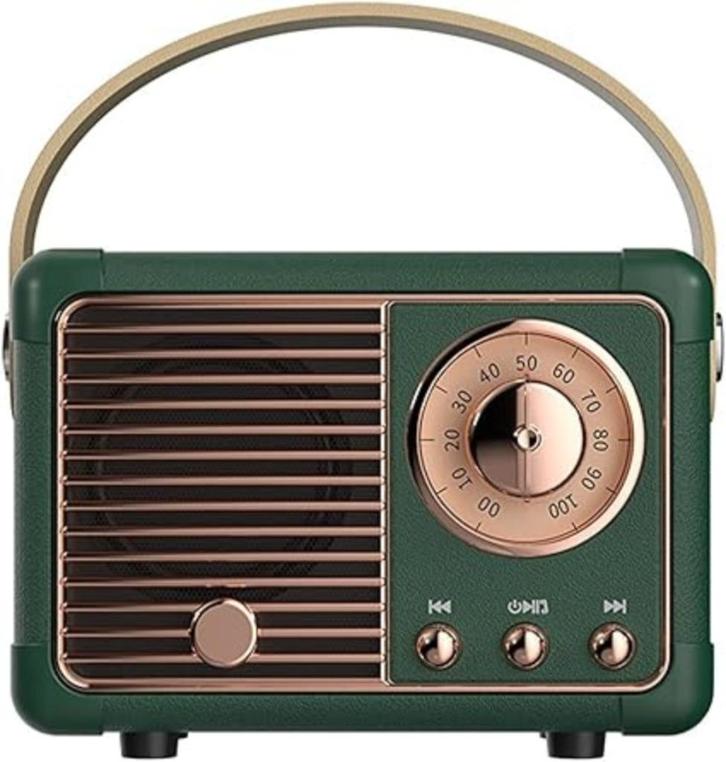 Retro Bluetooth Radio SNELLE GRATI SLEVERING, Audio, Tv en Foto, Radio's, Nieuw, Radio, Verzenden