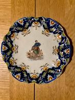 Kleurrijke wandborden met boer en boerin, Antiek en Kunst, Ophalen