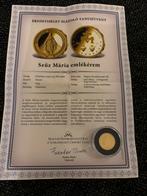 24 karaats gouden munt 1,2gram, Goud, Ophalen of Verzenden
