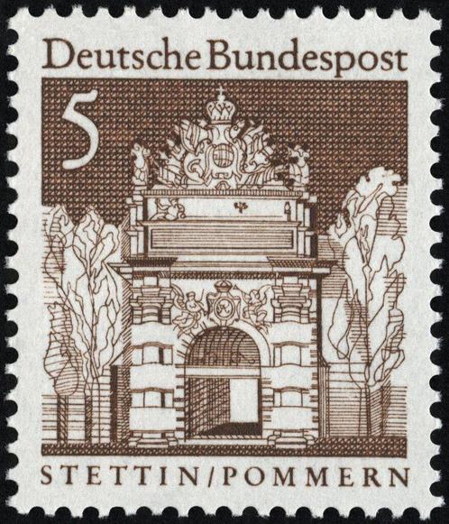 Y&T 357-362 - Michel 489... - gebouwen 1966 postfris XXX, Postzegels en Munten, Postzegels | Europa | Duitsland, Postfris, BRD