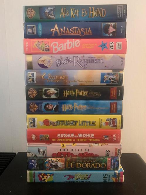 Verschillende VHS, Cd's en Dvd's, VHS | Kinderen en Jeugd, Gebruikt, Tekenfilms en Animatie, Tekenfilm, Vanaf 6 jaar, Ophalen