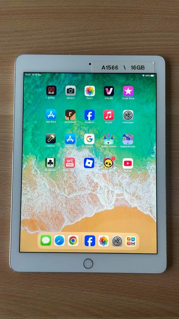 Ipad Air 2 - 16gb, Computers en Software, Apple iPads, 16 GB, Wit, Ophalen of Verzenden