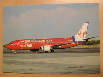 Virgin Express Postcard #05 Boeing B737-46M OO-VEC Sabena beschikbaar voor biedingen