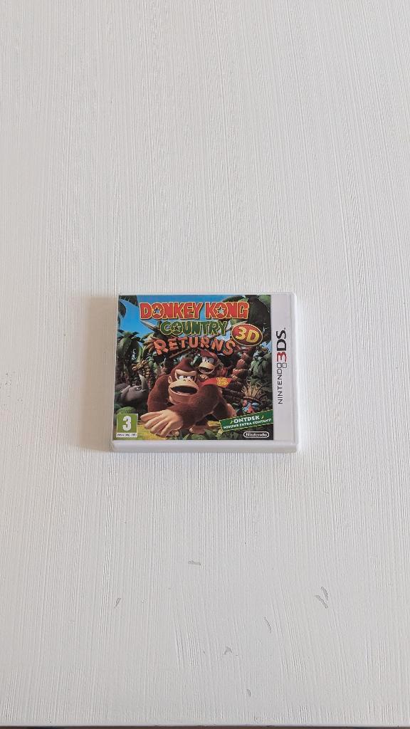 Donkey Kong Country Returns 3D (3DS) CIB/NL, Games en Spelcomputers, Games | Nintendo 2DS en 3DS, Gebruikt, Platform, 1 speler