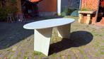 grote ovale tafel mortex/microtopping, Overige materialen, 100 tot 150 cm, Nieuw, Ophalen of Verzenden