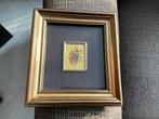Artitalia schilderijtje 23 KT bladgoud, 13 x 14 cm, Ophalen, Gebruikt