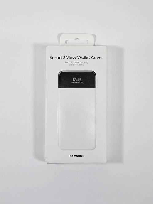 Samsung Galaxy A33 Hoesje - Smart View Wallet Cover - Wit, Telecommunicatie, Mobiele telefoons | Hoesjes en Screenprotectors | Samsung
