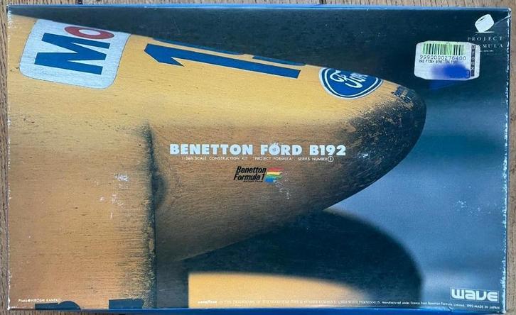 Benetton FORD B192 Michael Schumacher Échelle 1:24, Hobby & Loisirs créatifs, Modélisme | Voitures & Véhicules, Neuf, Voiture