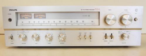 Philips 22AH684 Versterker Receiver / 180 Watts / 1978, Audio, Tv en Foto, Versterkers en Ontvangers, Zo goed als nieuw, Stereo