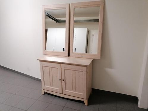 Landelijke Kast en 2 bijhorende spiegels, Huis en Inrichting, Kasten | Kleerkasten, Zo goed als nieuw, Met deur(en), Met plank(en)