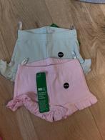 2 shorts Zeeman rose et vert, Kinderen en Baby's, Babykleding | Maat 68, Nieuw, Meisje, Ophalen of Verzenden, Zeeman