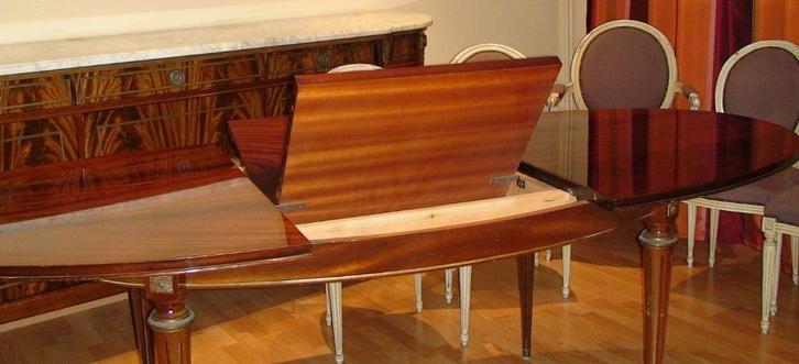 Volledige eetkamer, Huis en Inrichting, Complete eetkamers, Zo goed als nieuw, 4 tot 6 stoelen, Ophalen