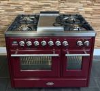 🔥 Poêle de luxe Boretti majestueux 100 cm bordeaux 5 feux, Electroménager, Cuisinières, Gaz, Classe énergétique A ou plus économe