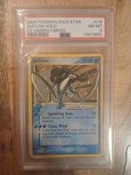 Gold Star Suicune PSA 8, Hobby en Vrije tijd, Ophalen of Verzenden, Nieuw, Losse kaart, Foil