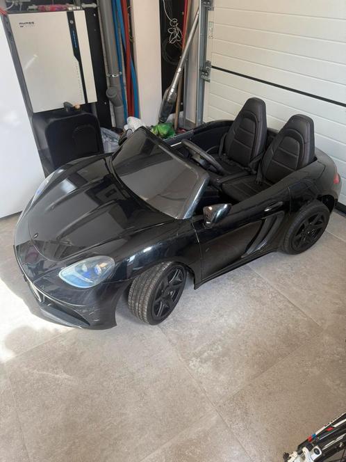 Model Californië.  Porsche.  Zwart 24 v, Kinderen en Baby's, Speelgoed | Buiten | Accuvoertuigen, Gebruikt, Ophalen