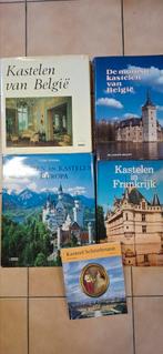 Collectie over Belgische, Franse, Europese kastelen, Boeken, Ophalen of Verzenden