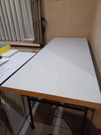 Tafel met schuif, Huis en Inrichting, Keuken | Keukenelementen, Ophalen, Grijs, 150 tot 200 cm, Zo goed als nieuw