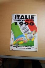 RARE ITALIE 1990 COUPE DU MONDE MEDAILLES COMPLET MARADONA, Enlèvement ou Envoi, Monnaie en vrac, Argent, Italie