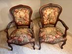 2 vintage Louis xv fauteuils, Antiquités & Art, Enlèvement