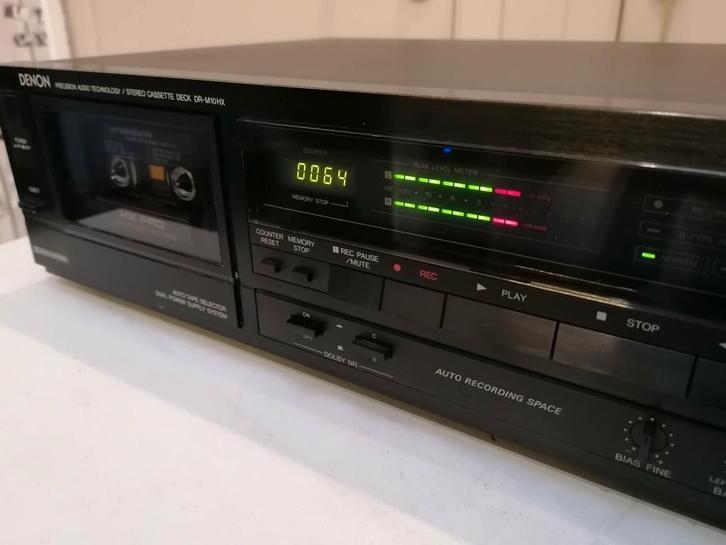 Cassettedeck Denon DR-M 10 HX, Audio, Tv en Foto, Cassettedecks, Enkel, Denon, Tape counter, Ophalen of Verzenden