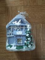 kerst huisje als kaars in cadeau verpakking nieuw, Diversen, Kerst, Ophalen of Verzenden, Nieuw