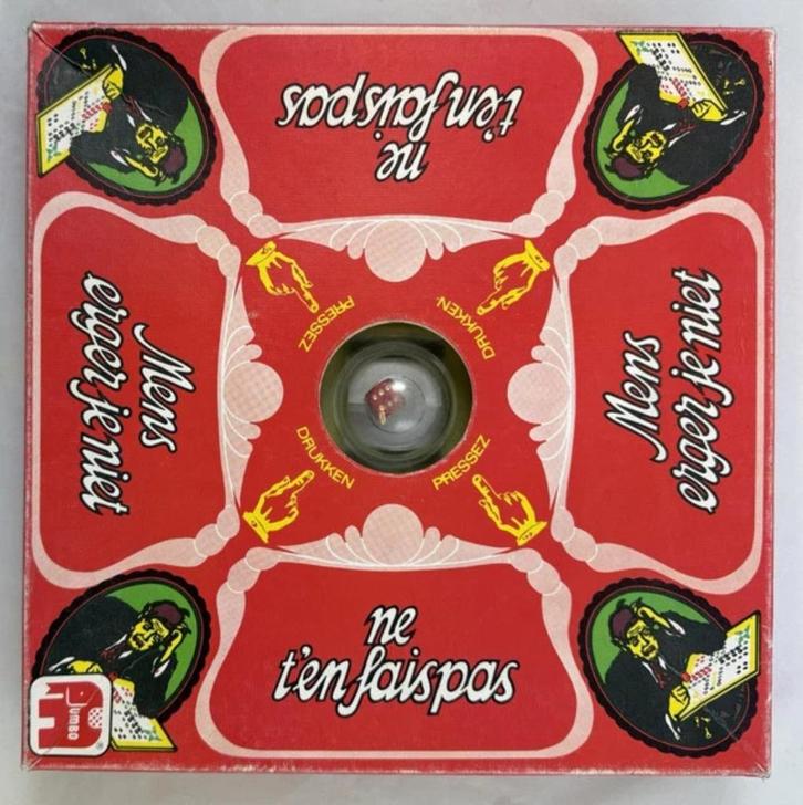 Mens erger je niet pop-o-matic dobbelmachine dobbelautomaat, Hobby en Vrije tijd, Gezelschapsspellen | Bordspellen, Zo goed als nieuw