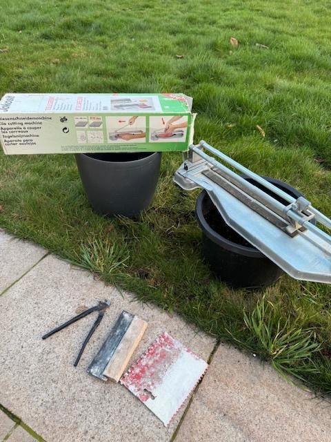 coupe-carreaux + kit, Bricolage & Construction, Outillage | Outillage à main, Comme neuf, Enlèvement