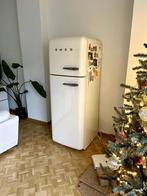 50's Stijl Smeg IJskast/vriezer combi Crème te koop, Ophalen, Zo goed als nieuw, Met aparte vriezer, 160 cm of meer