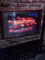 Vintage Rosie's Diner LED verlichte ingelijste poster., Ophalen, Gebruikt