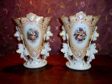 2 ANC.VASES " LOUIS PHILIPPE "année 1933 PARF.ETAT beschikbaar voor biedingen