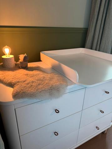 Opzetstuk verzorgingstafel Oliver Furniture Wood Collection, Minder dan 75 cm, 70 cm of meer, Zo goed als nieuw, Opstaande rand