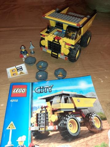 Ensemble de camions miniers Lego 4202