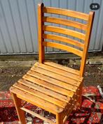 Houten vintage stoel met latjes, Huis en Inrichting, Stoelen, Ophalen of Verzenden